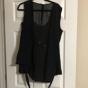 Bcbg maxazria black romper
